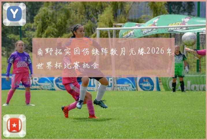 南野拓实因伤缺阵数月无缘2026年世界杯比赛机会